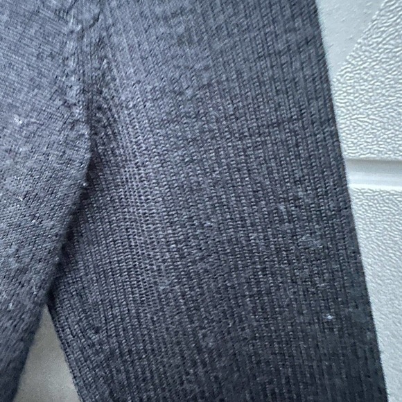 Allsaints Womens black Drina Asymmetrical Drape merino wool knit Jacket sz Small - Picture 10 of 12